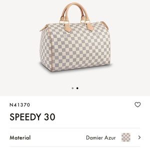 Beautiful Louis Vuitton Speedy 30 Handbag.